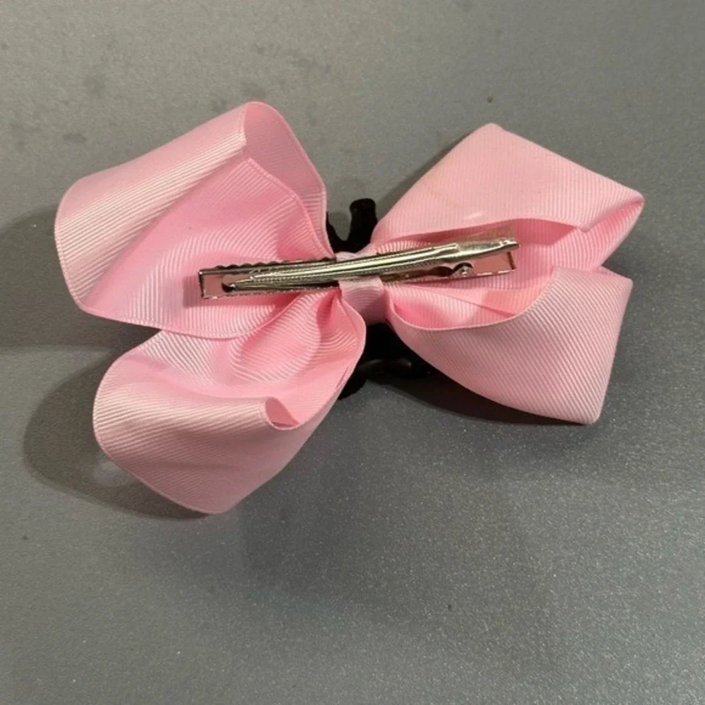 NEW‎ girls hair bow clip accessory LOL ribbon pinwheel barrette
